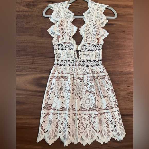 For Love and Lemons Mon Cheri White Mini Dress - Picture 2 of 7